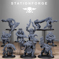 Orkaz Tribal Infantry 10 Models - in 12k - by Station Forge