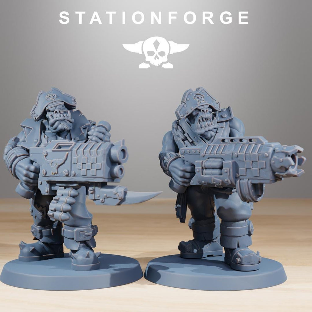 Orkaz Pirates 10 Models - in 12k - by Station Forge