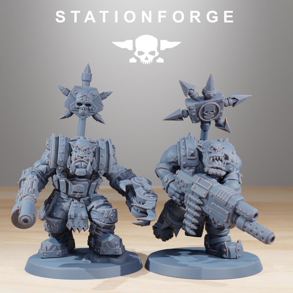 Orkaz SkullKrushers 10 Models - in 12k - by Station Forge