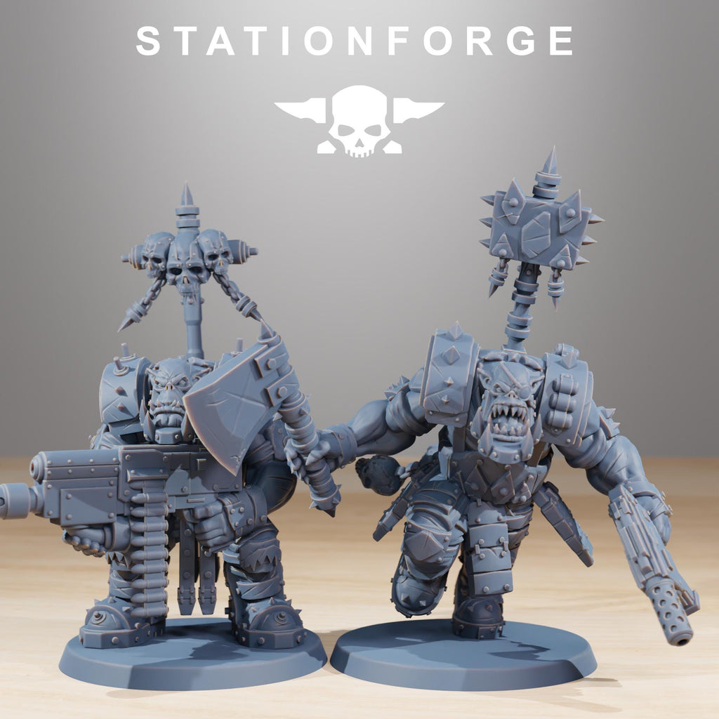 Orkaz SkullKrushers 10 Models - in 12k - by Station Forge