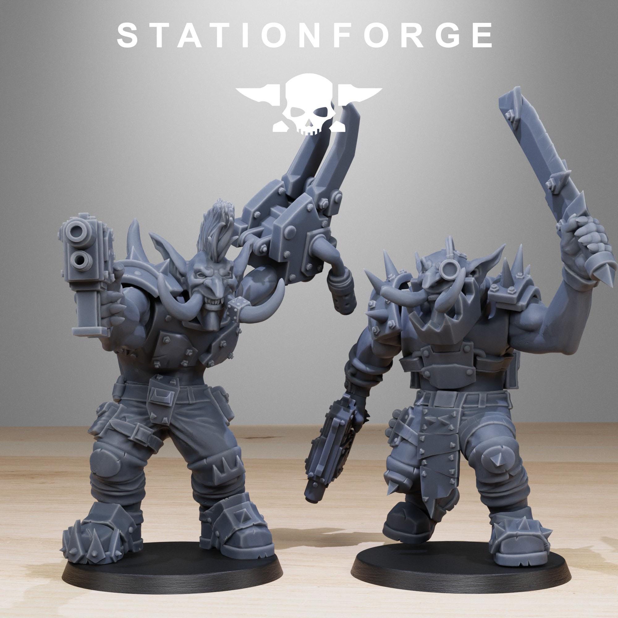 Orkaz Trolls 10 Models - in 12k - by Station Forge
