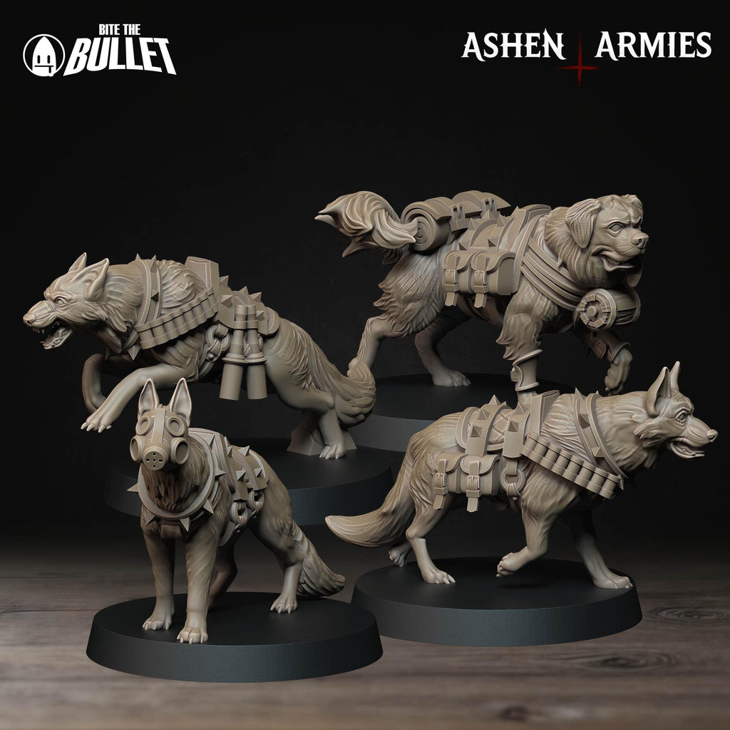 Bullet Crusade | Sanctified Legion - Combat Dogs  - in 12k - by Ashen Armies