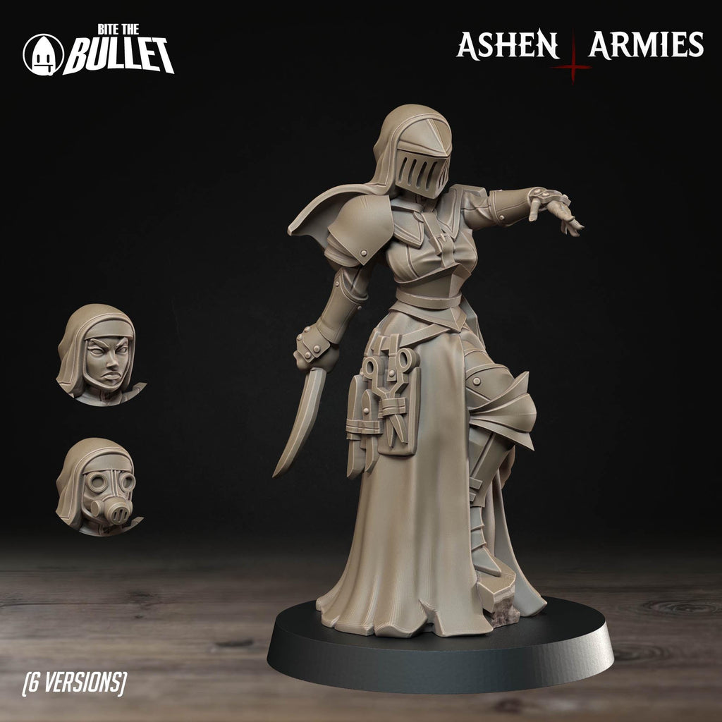 Bullet Crusade | Sanctified Legion - Remedios, the Combat Medic - in 12k - by Ashen Armies