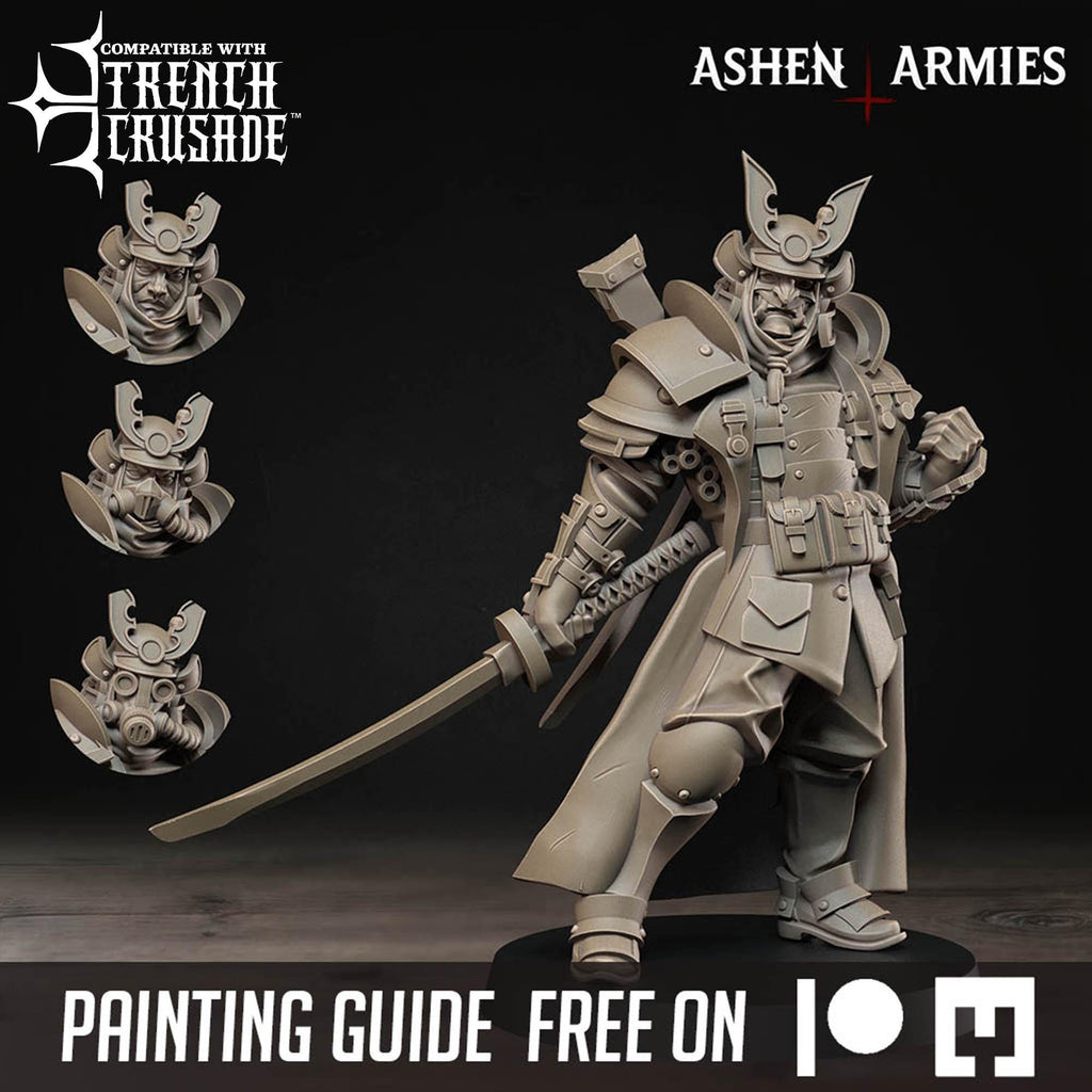 Bullet Crusade | Holy Shogunate - Lieutenant - in 12k - by Ashen Armies