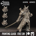 Bullet Crusade | Holy Shogunate - Lieutenant - in 12k - by Ashen Armies