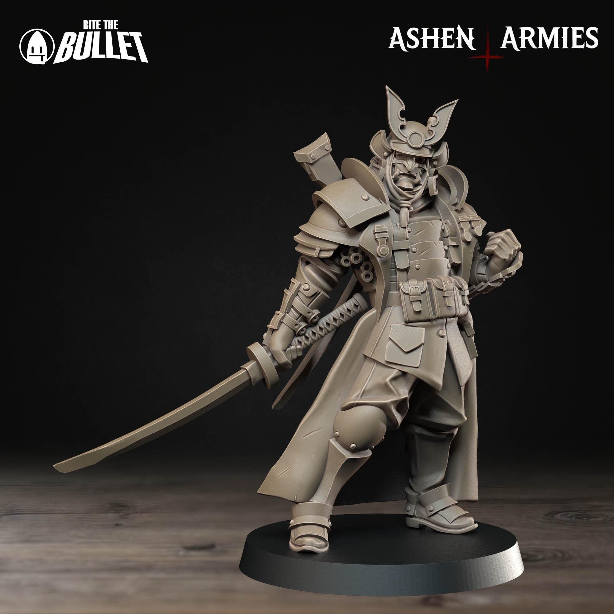 Bullet Crusade | Holy Shogunate - Lieutenant - in 12k - by Ashen Armies