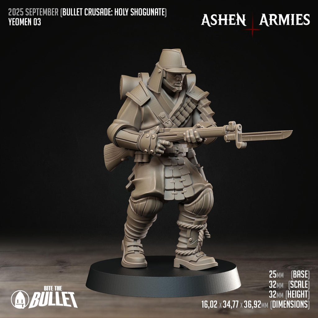 Bullet Crusade | Holy Shogunate - Yeomen  - in 12k - by Ashen Armies