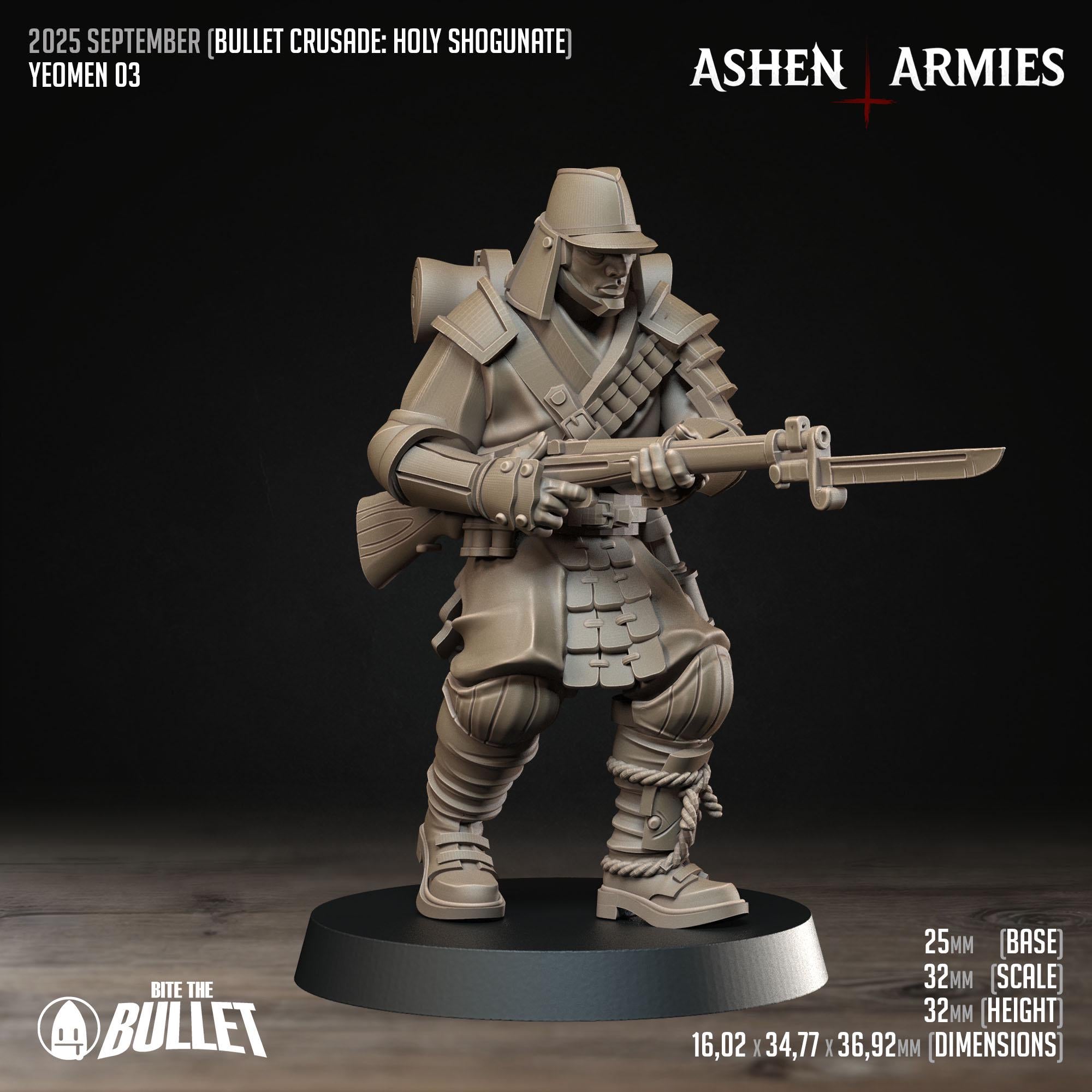 Bullet Crusade | Holy Shogunate - Yeomen  - in 12k - by Ashen Armies