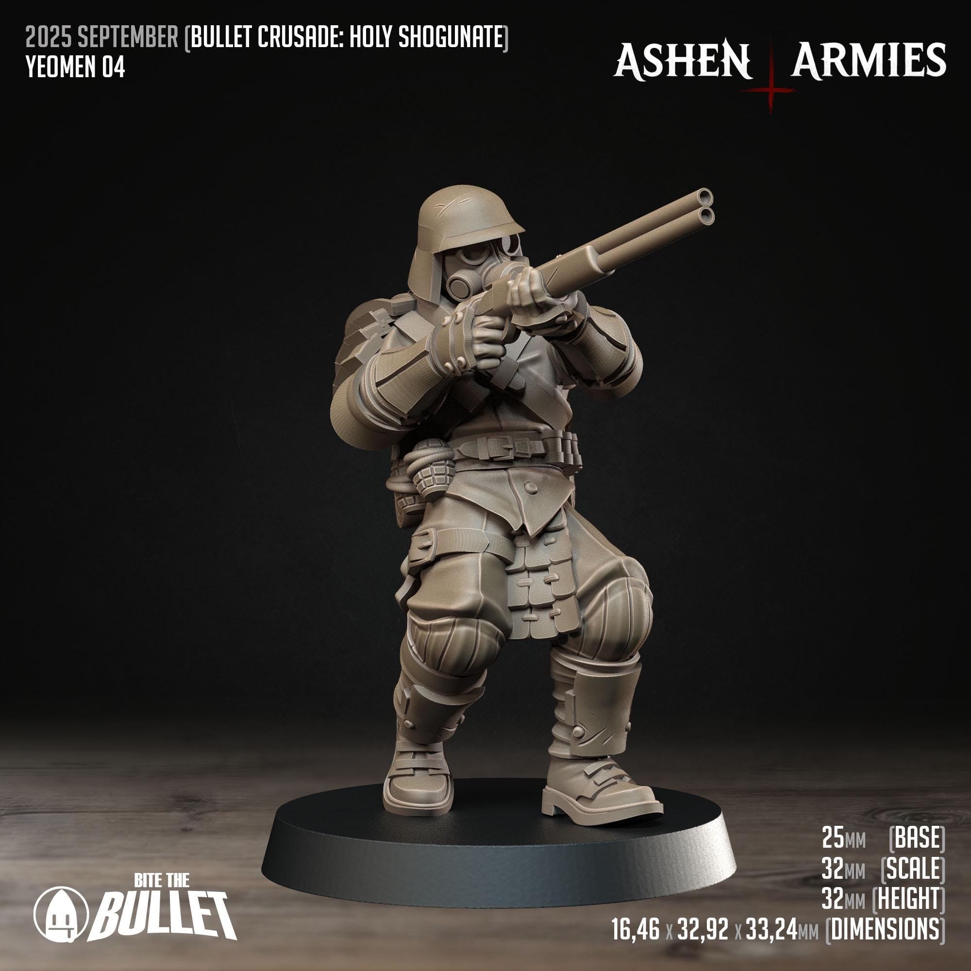 Bullet Crusade | Holy Shogunate - Yeomen  - in 12k - by Ashen Armies