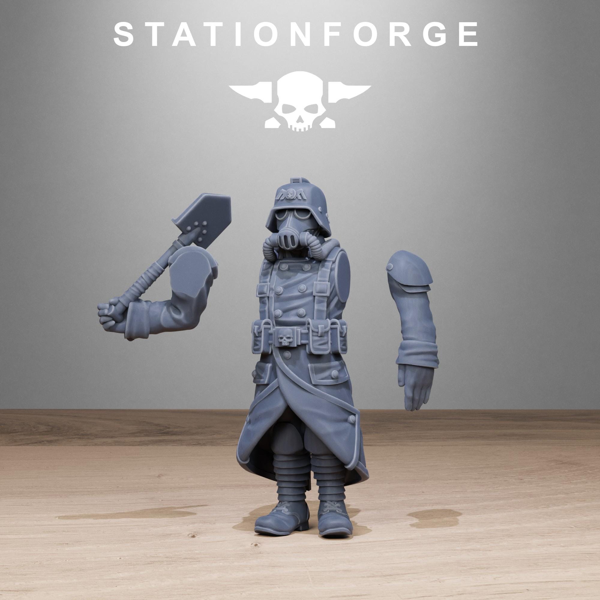 GrimGuard Chill Squad  10 Models - in 12k - by Station Forge