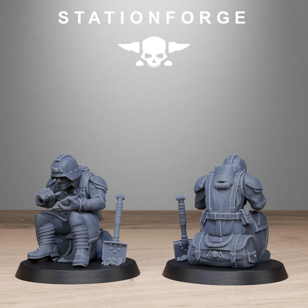 GrimGuard Chill Squad  10 Models - in 12k - by Station Forge