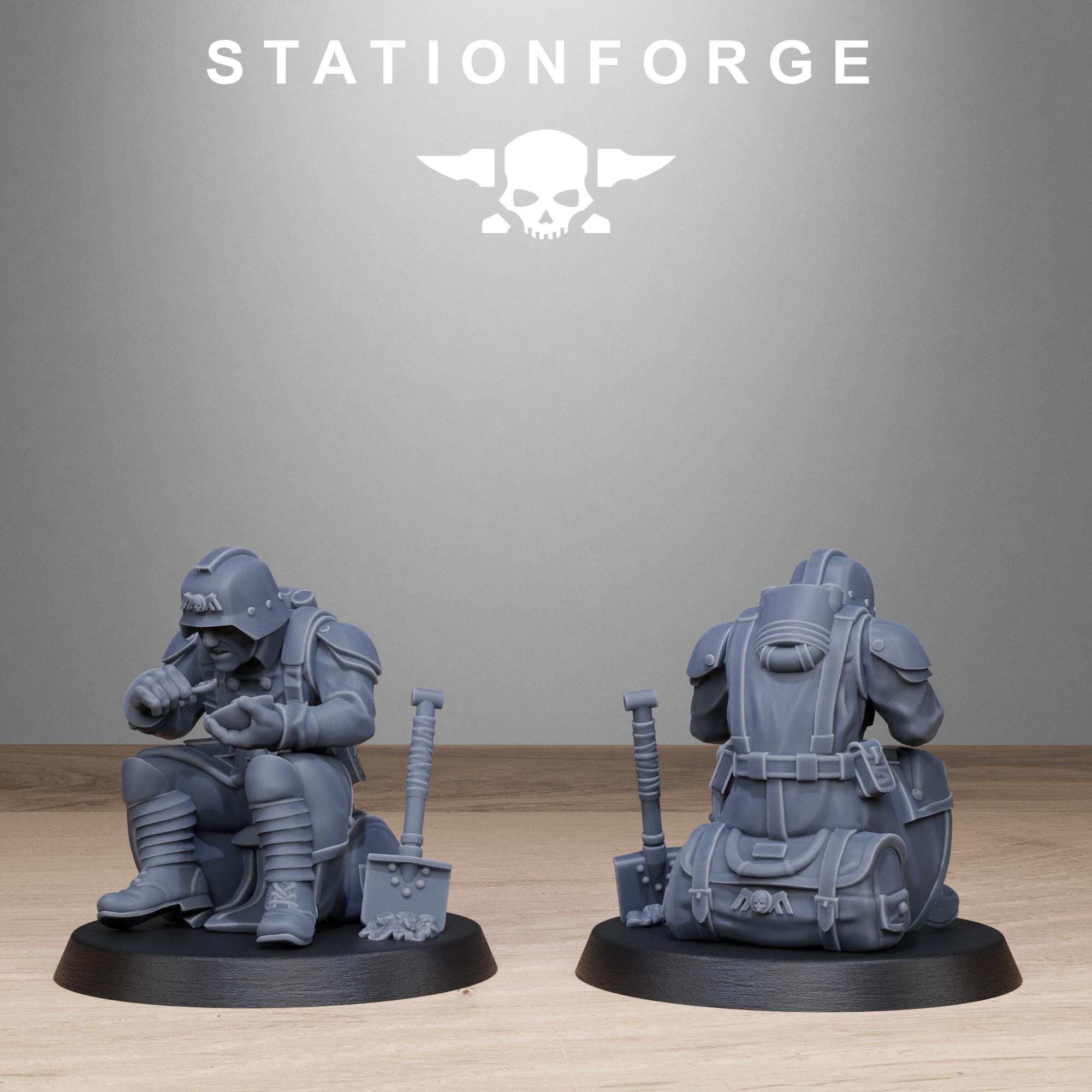 GrimGuard Chill Squad  10 Models - in 12k - by Station Forge
