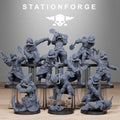 GrimGuard Shovel Fighter  10 Models - in 12k - by Station Forge