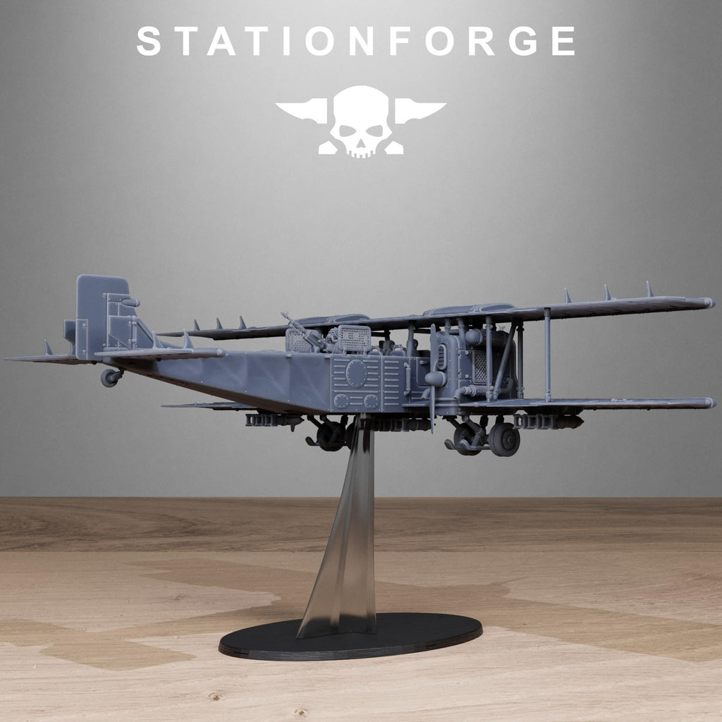 Grimguard Iron Biplane - in 12k -  by Station Forge