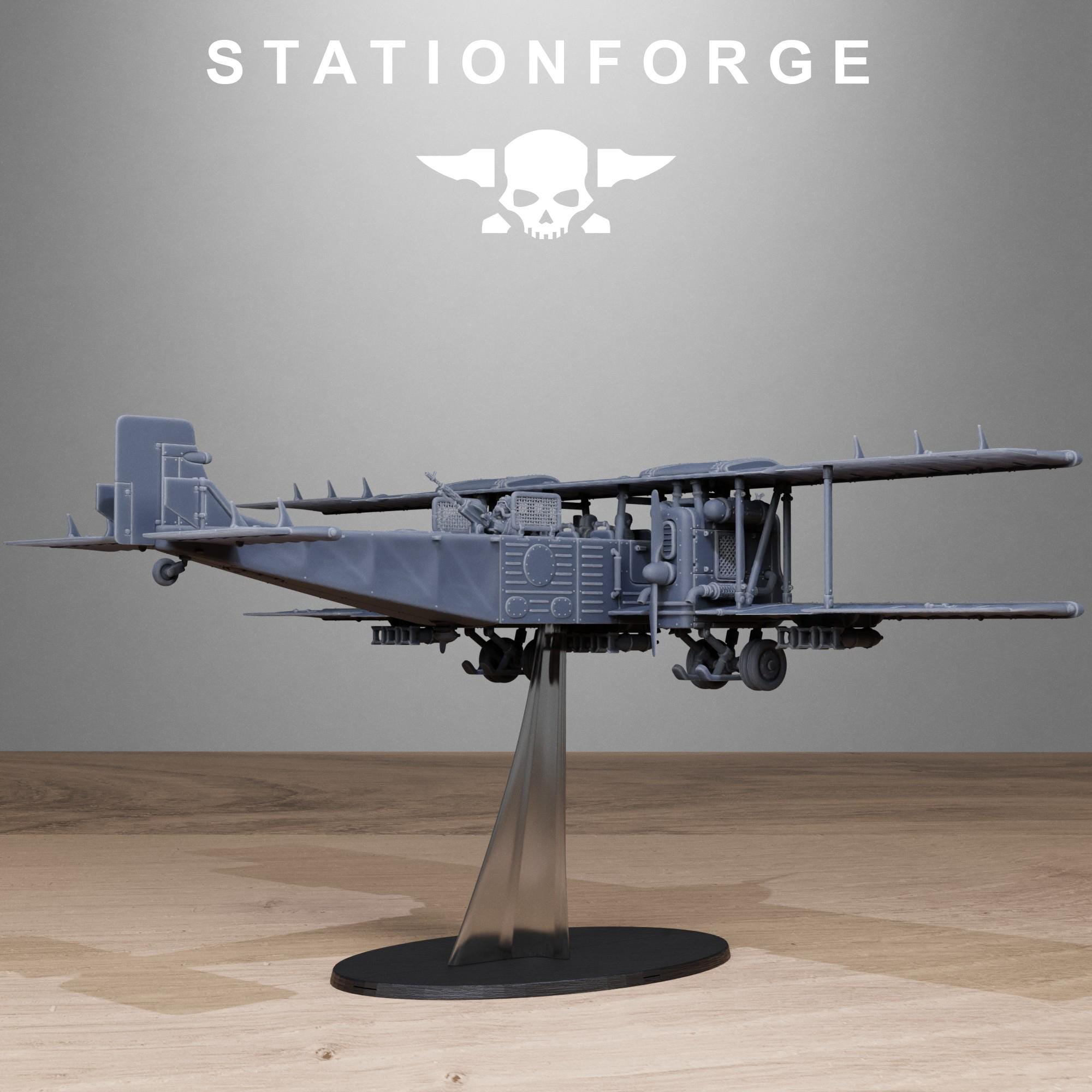 Grimguard Iron Biplane - in 12k -  by Station Forge