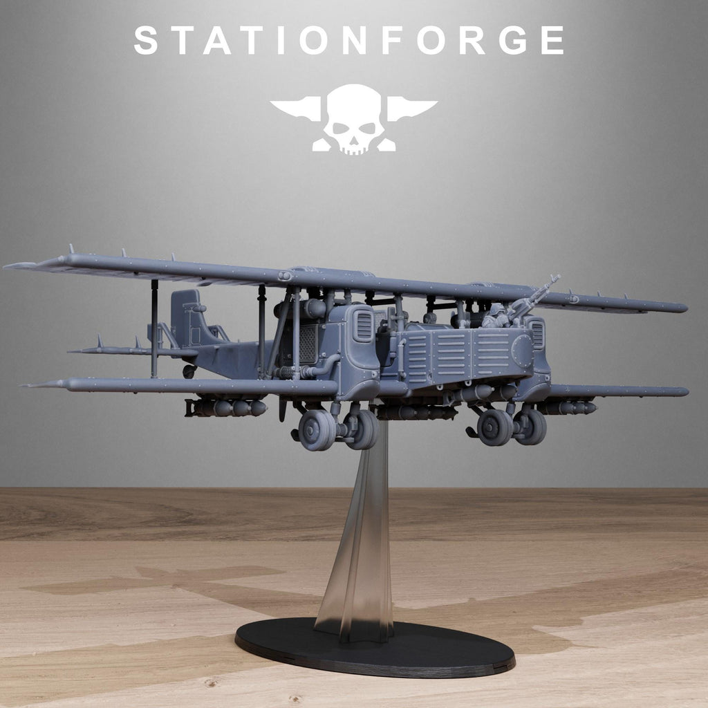 Grimguard Iron Biplane - in 12k -  by Station Forge