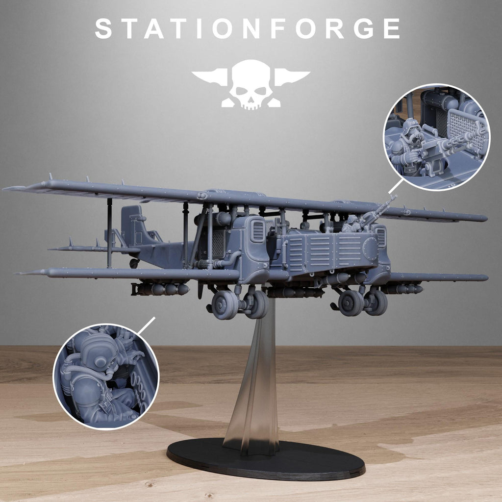 Grimguard Iron Biplane - in 12k -  by Station Forge