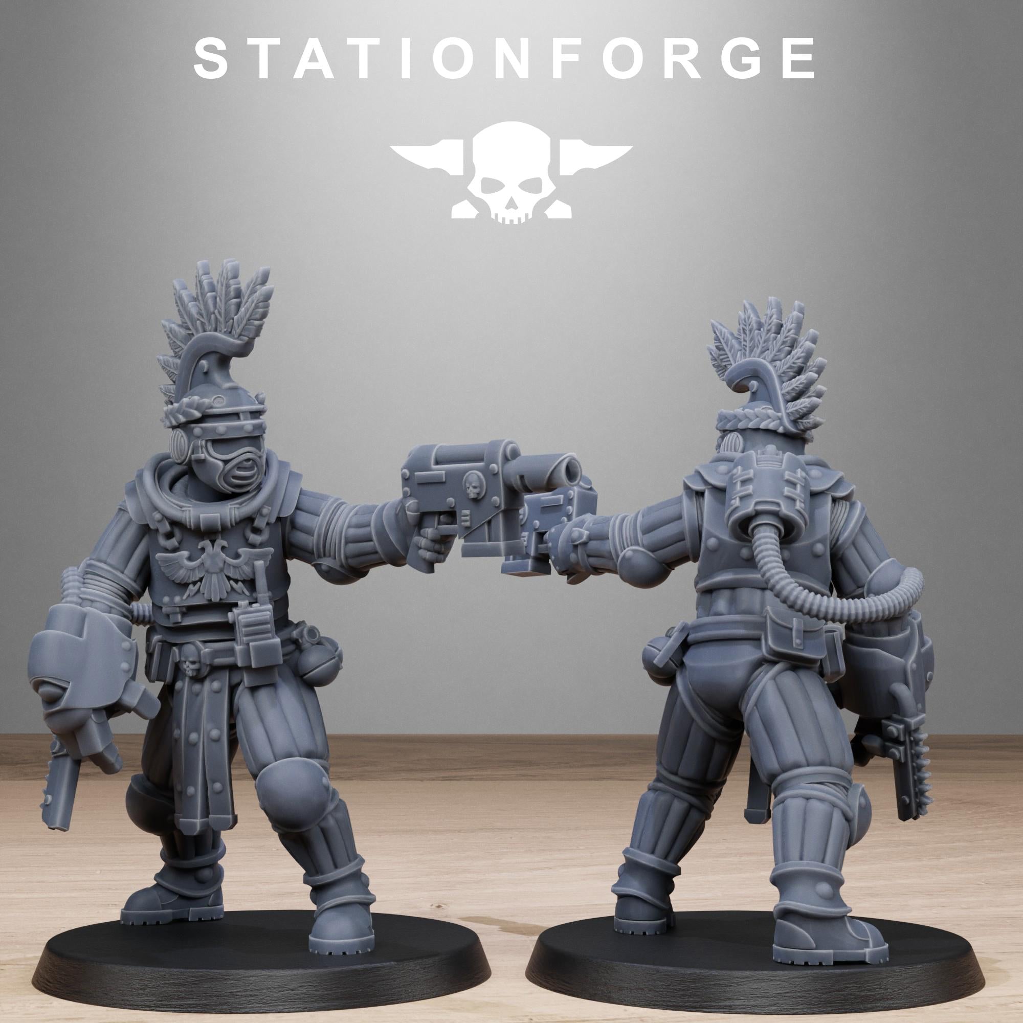 GrimCorp Voidliners 10 Models - in 12k - by Station Forge