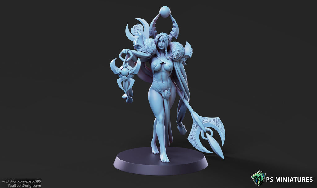 Aztec Warrior - Pose 4 - 12k Resolution - 32mm Base