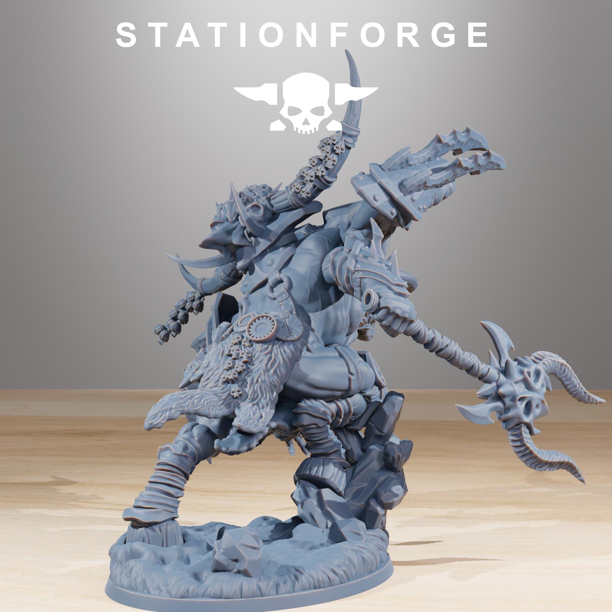 Corrupted Beasts Leader - 12k Resolution Station Forge