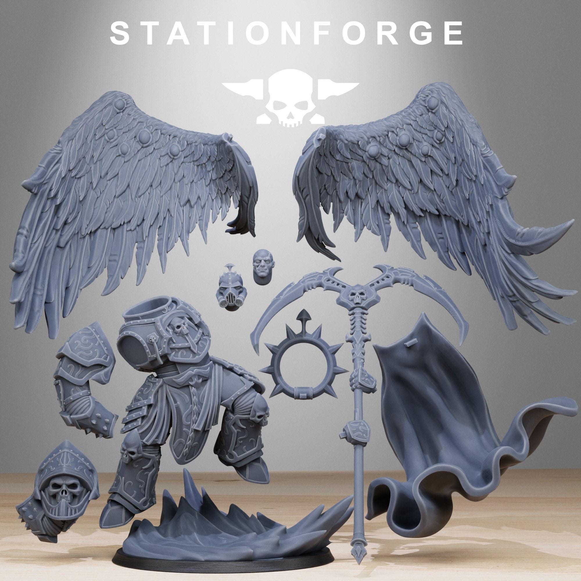 Corrupted Archon Angel - 12k Resolution Station Forge