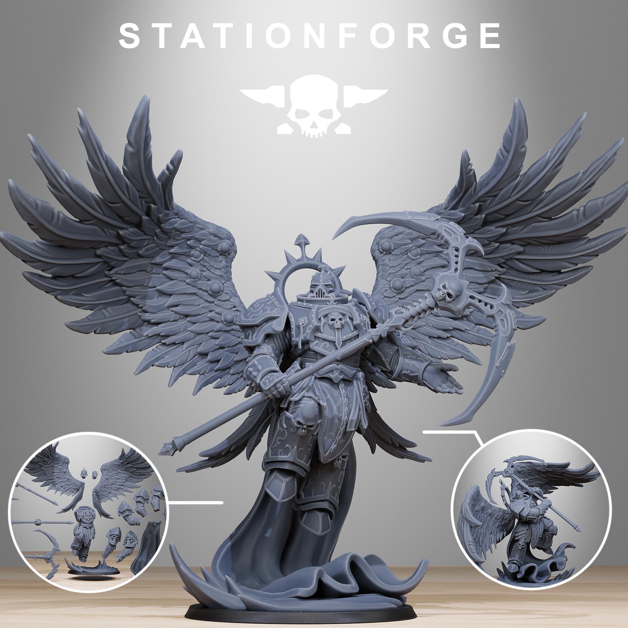 Corrupted Archon Angel - 12k Resolution Station Forge