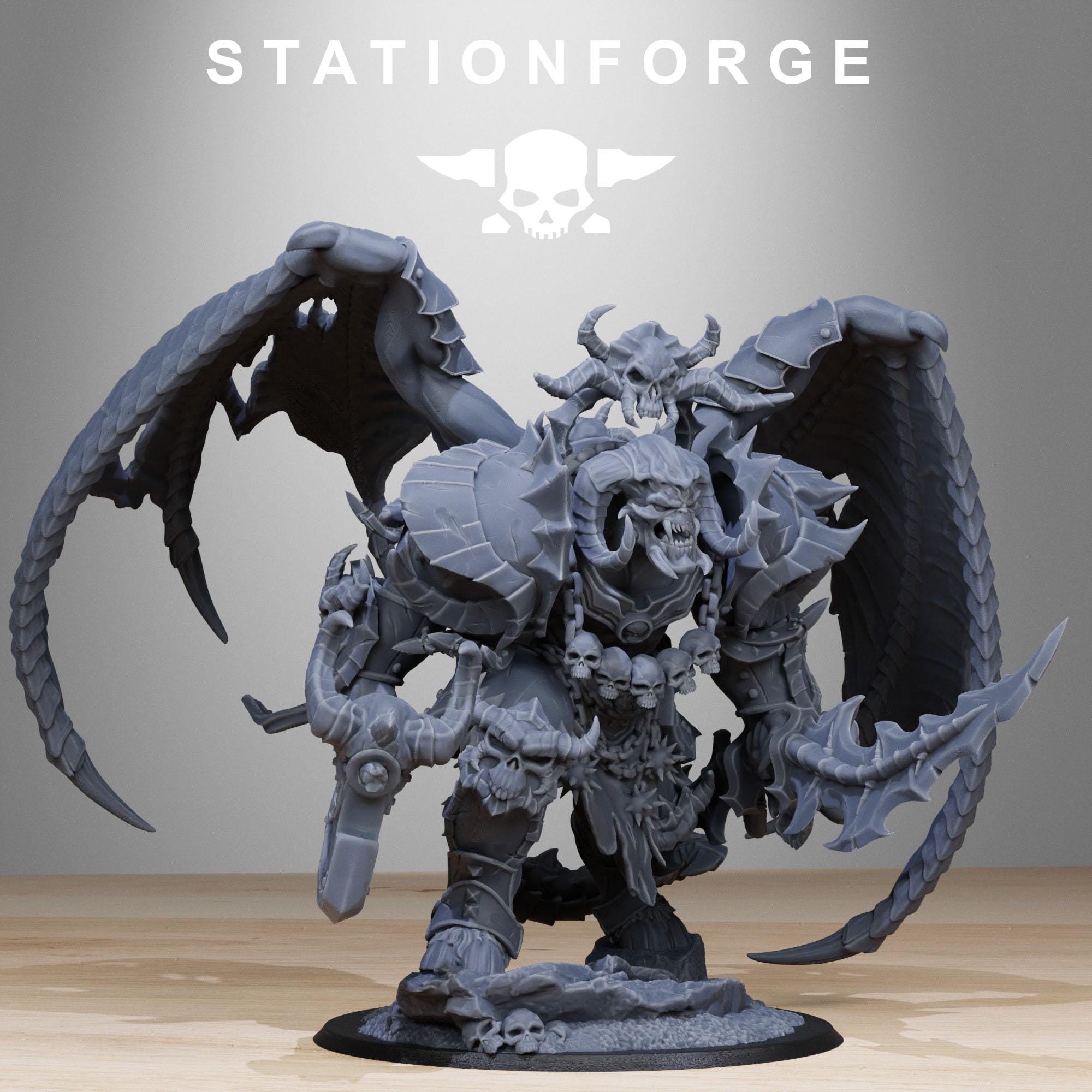 Corrupted Demon - 12k Resolution Station Forge