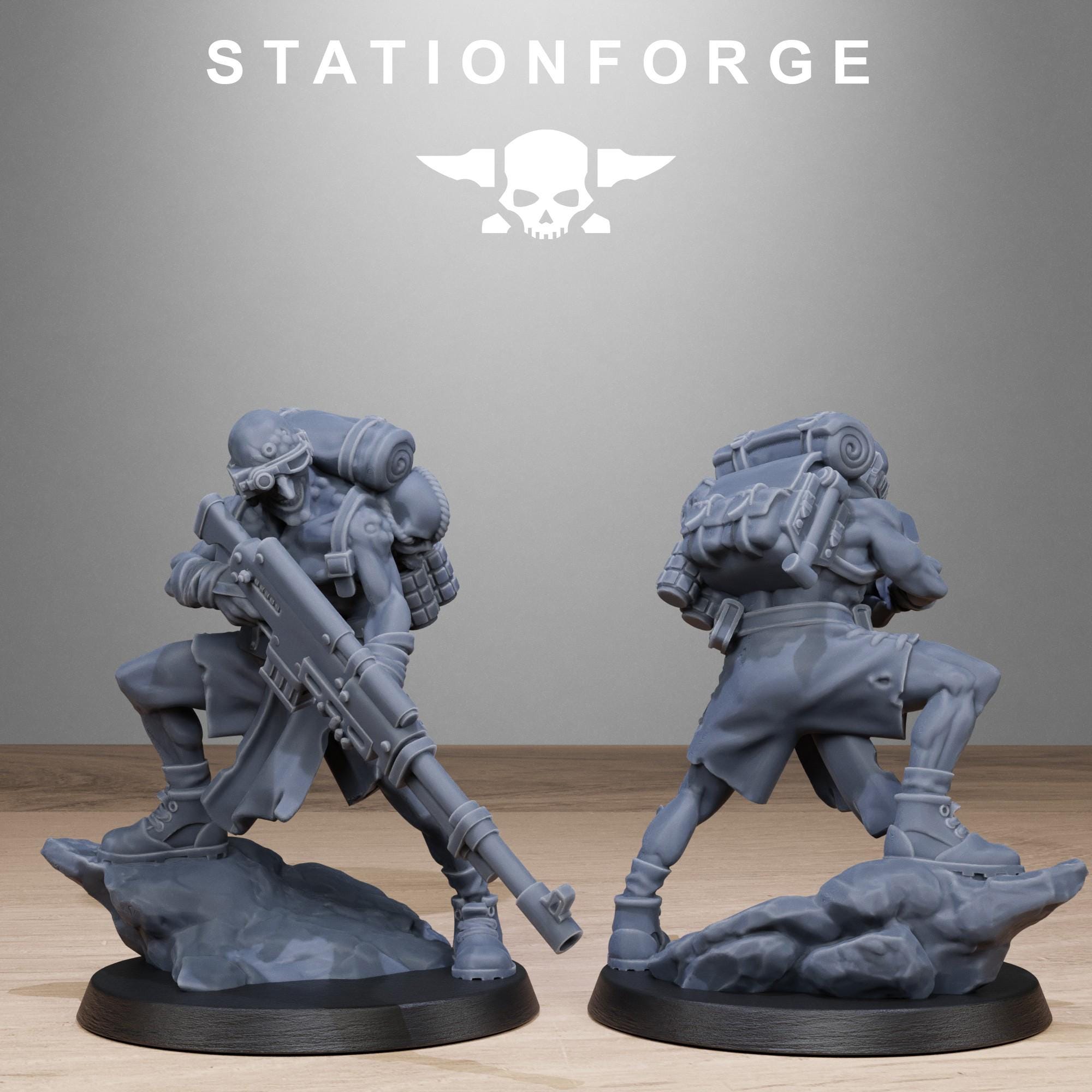 Corrupted Guard Abhumans - 12k Resolution - by Station Forge