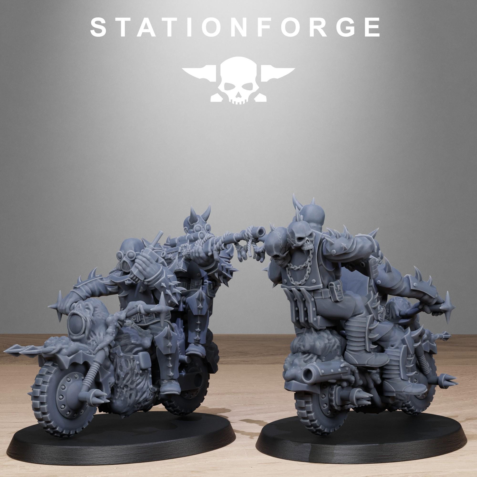 Corrupted Guard Bikers - 12k Resolution - by Station Forge