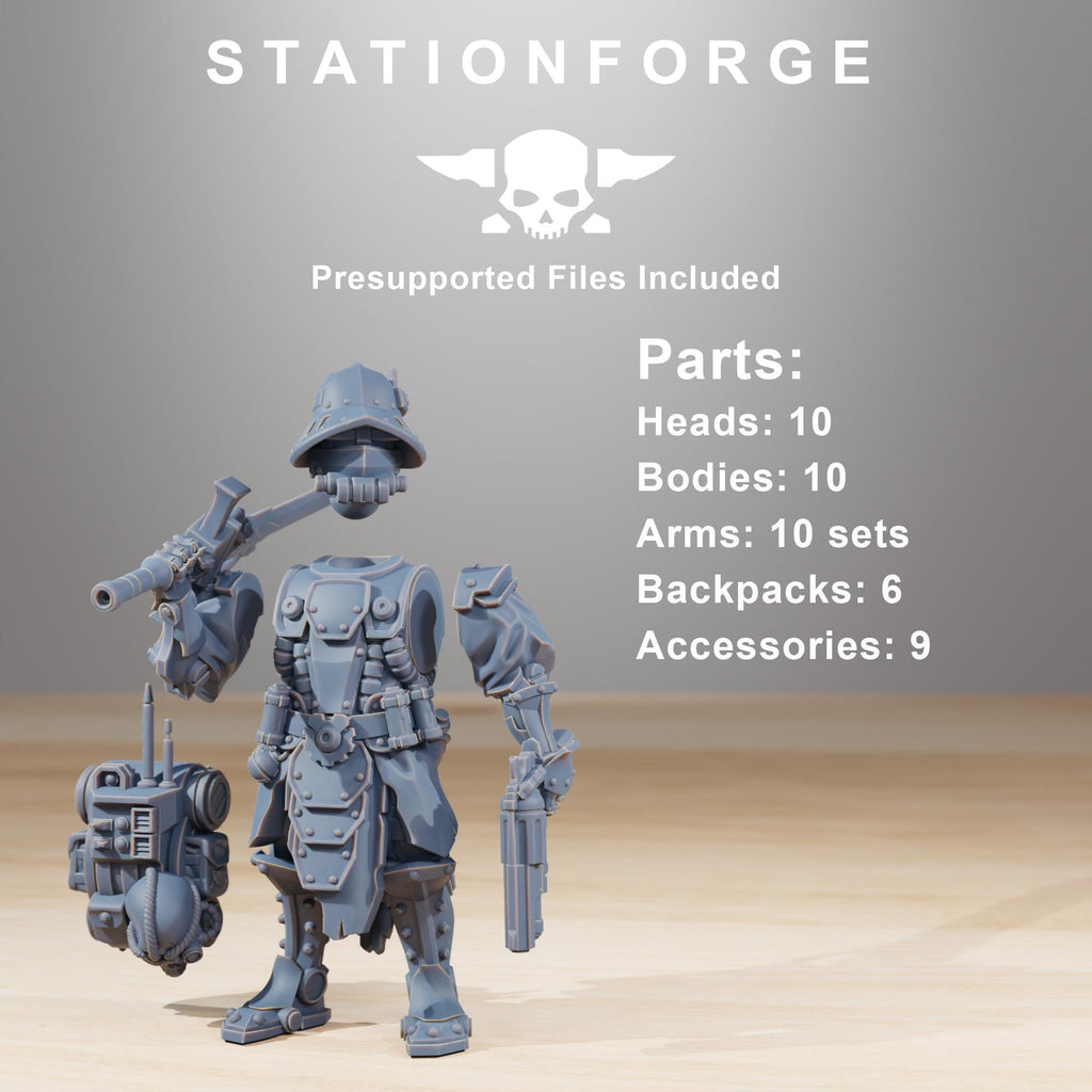 Frontliners Infantry - in 12k -  by Station Forge