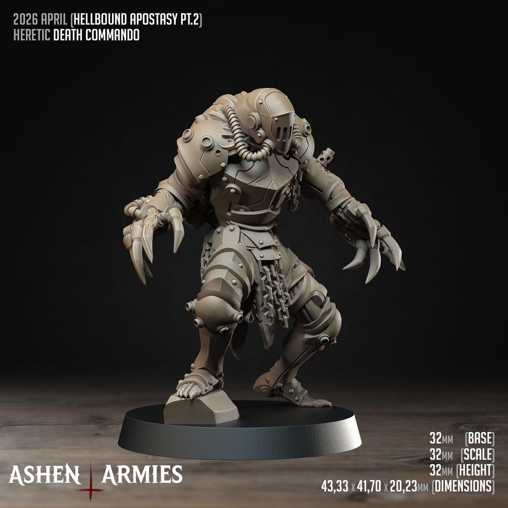 Bullet Crusade | Hellbound Apostasy - Death Commando - in 12k - by Ashen Armies