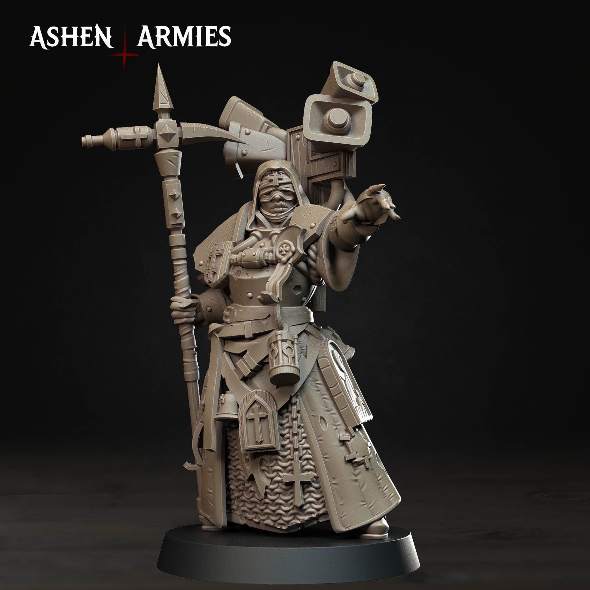 Bullet Crusade | Bleeding Procession - War Prophet  - in 12k - by Ashen Armies