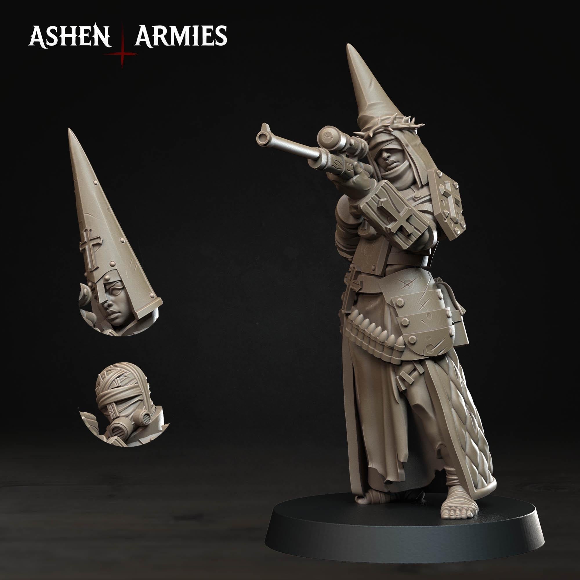 Bleeding Procession - Trench Pilgrims  - in 12k - by Ashen Armies