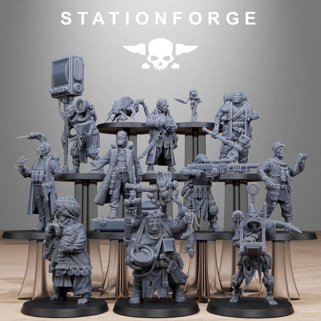 GrimCorp Scrap Operatives - in 12k - by Station Forge