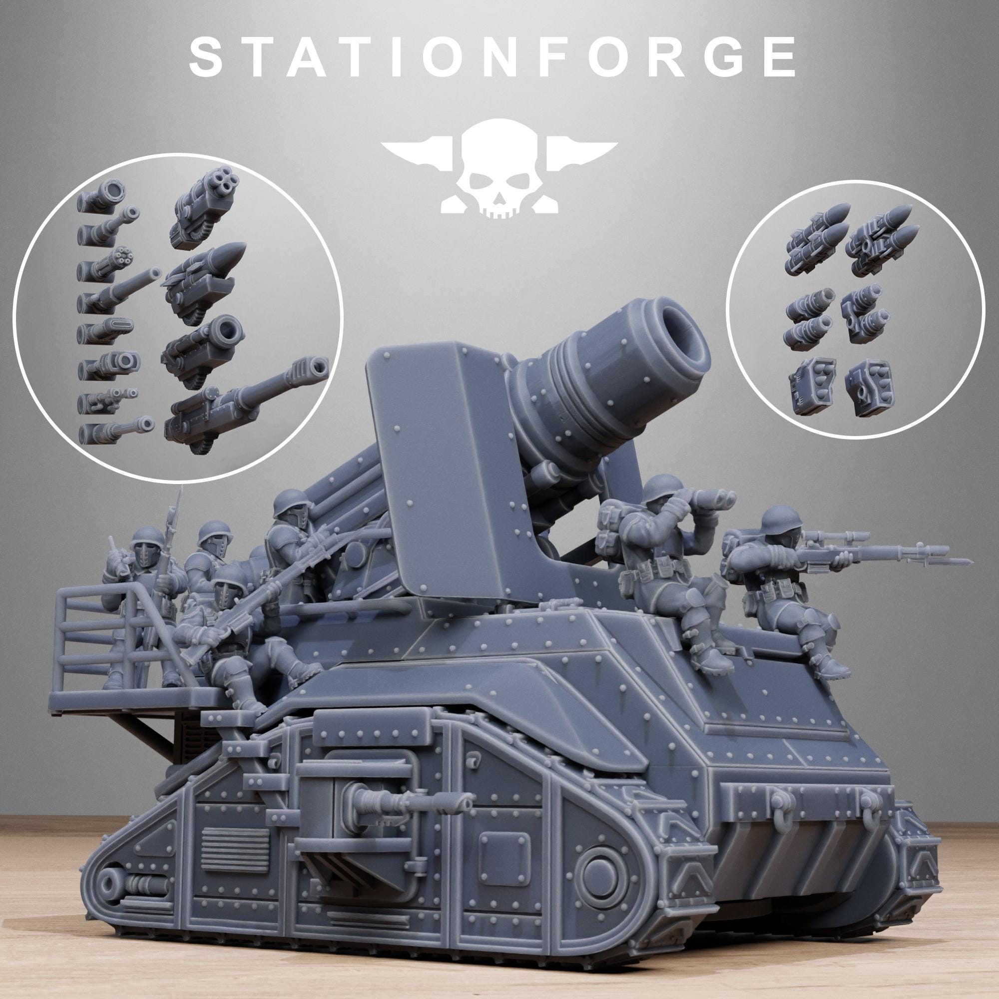 Freeguard Artillery Mini Tank - in 12k -  by Station Forge