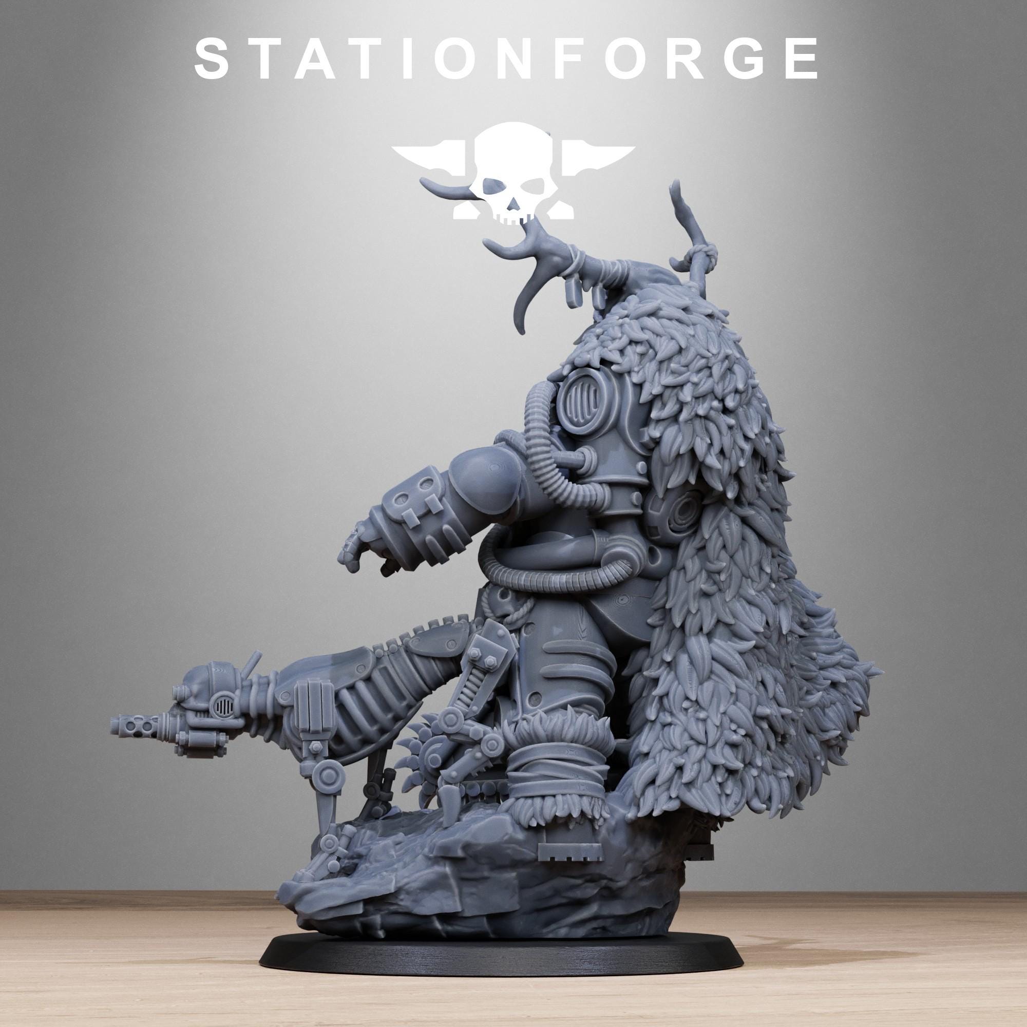 Techno Savage Druid - in 12k -  by Station Forge
