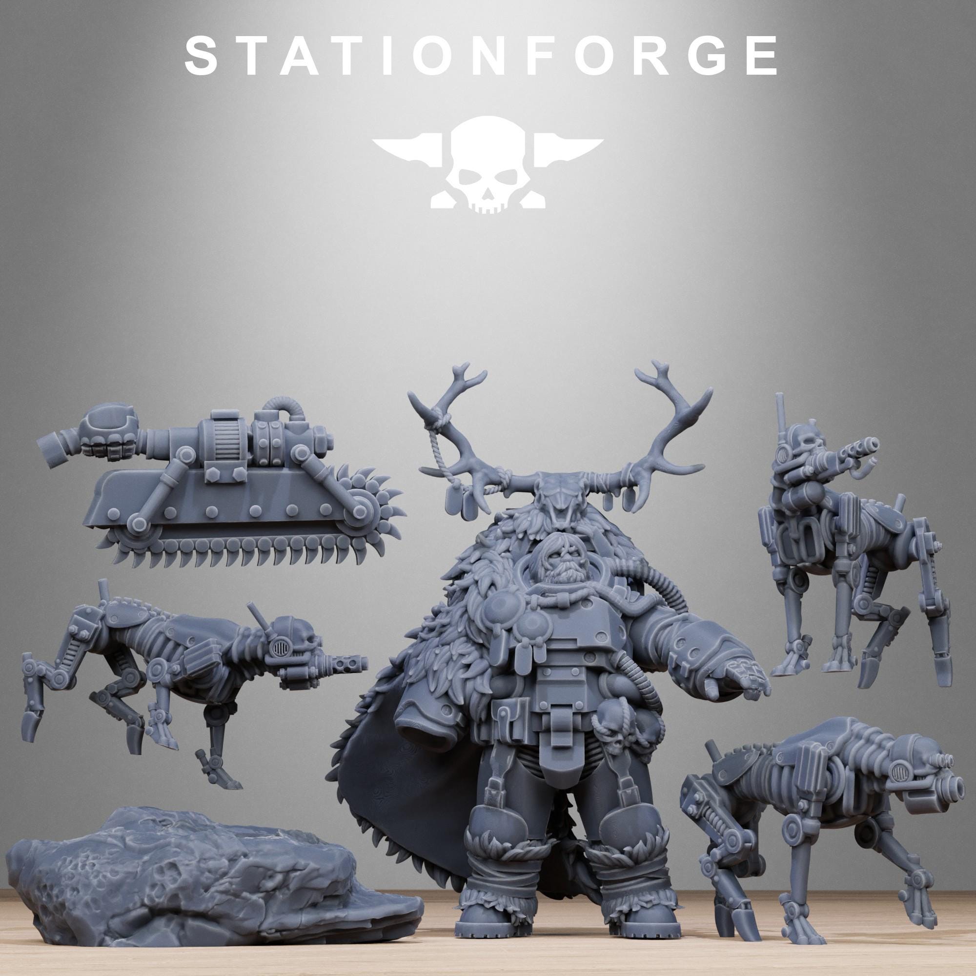 Techno Savage Druid - in 12k -  by Station Forge