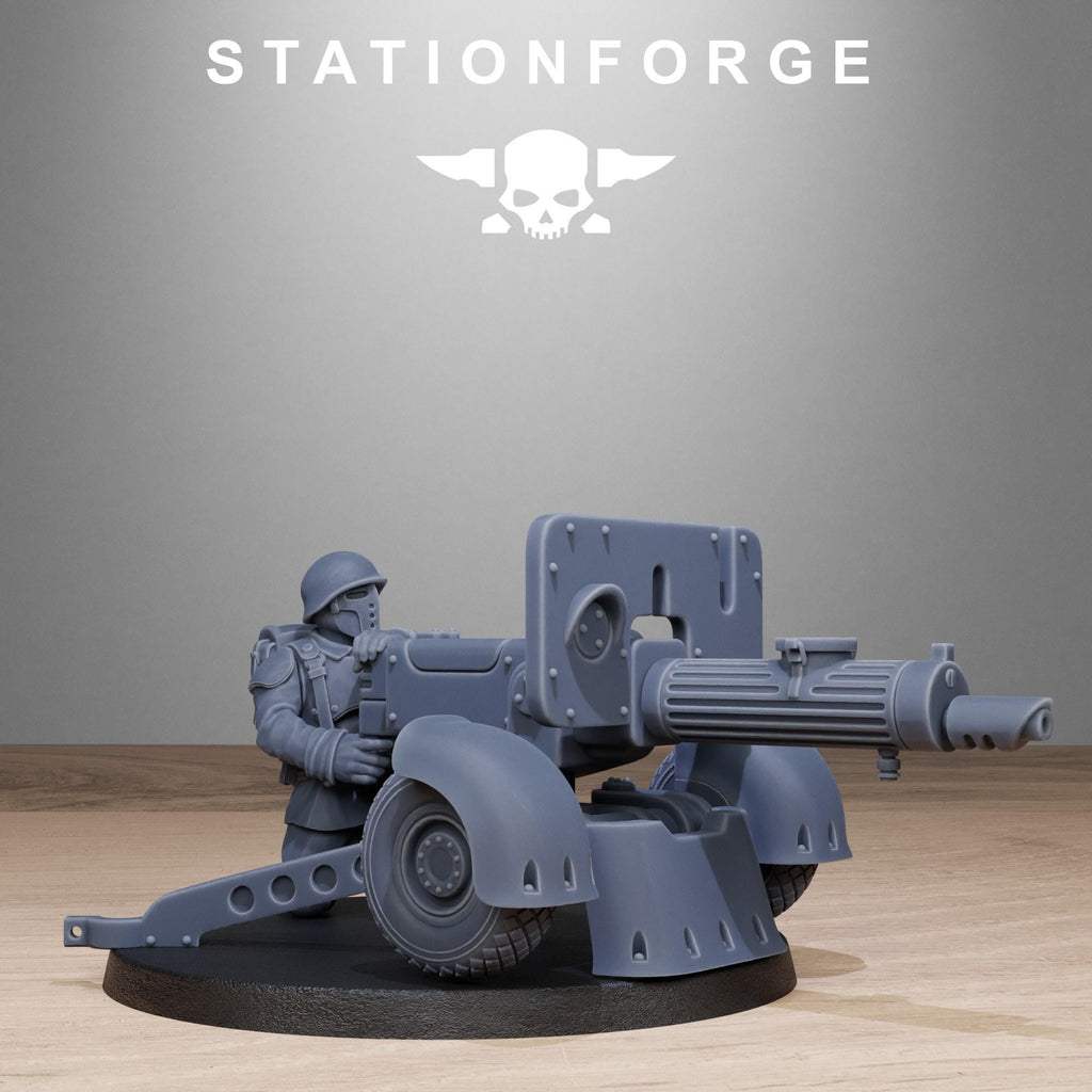 FreeGuard Light Machine Gun  3 models - in 12k - by Station Forge