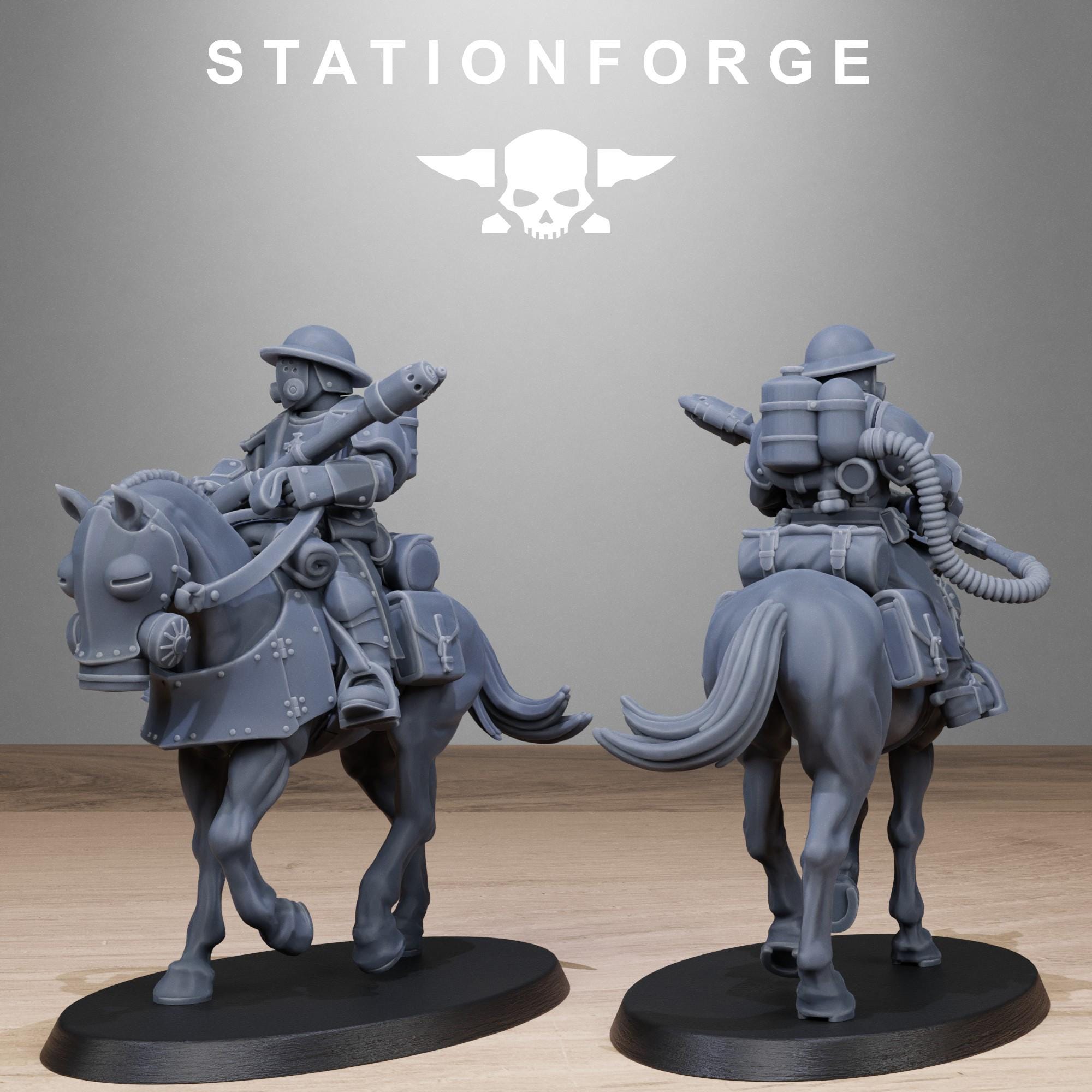 RoyalGuard Cavalry - in 12k - by Station Forge 2 variants