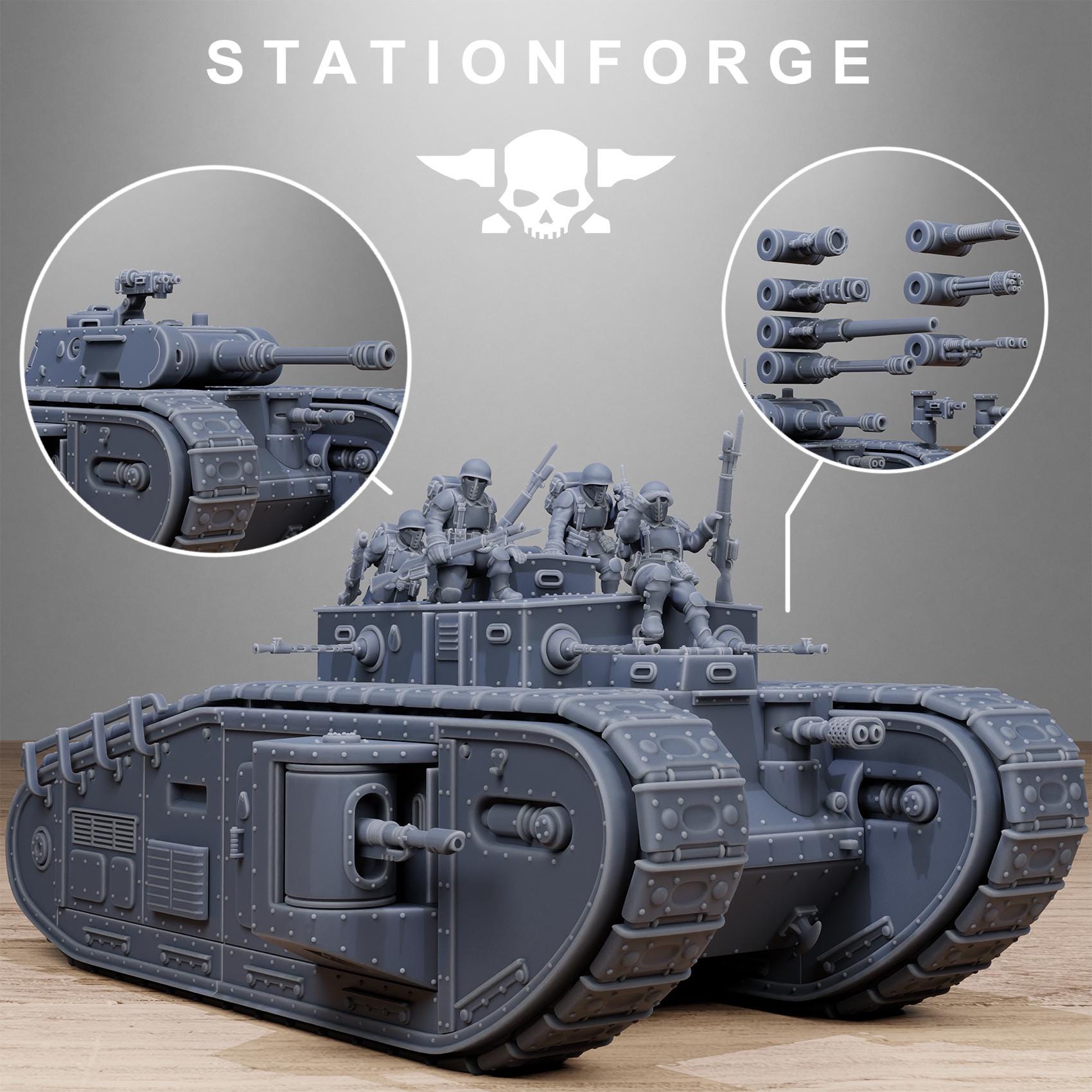 FreeGuard Heavy Tank - in 12k -  by Station Forge