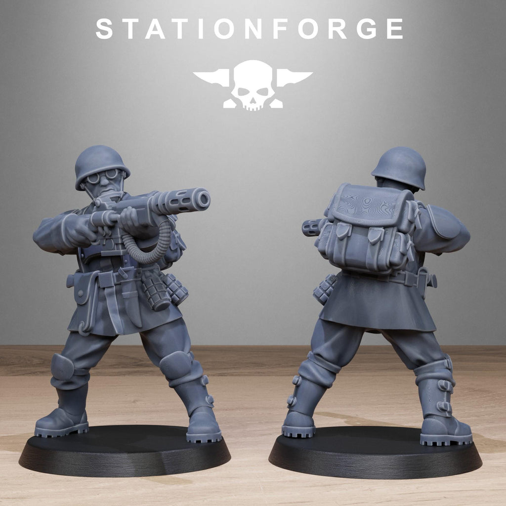 FreeGuard Infantry 10 models  - in 12k - by Station Forge