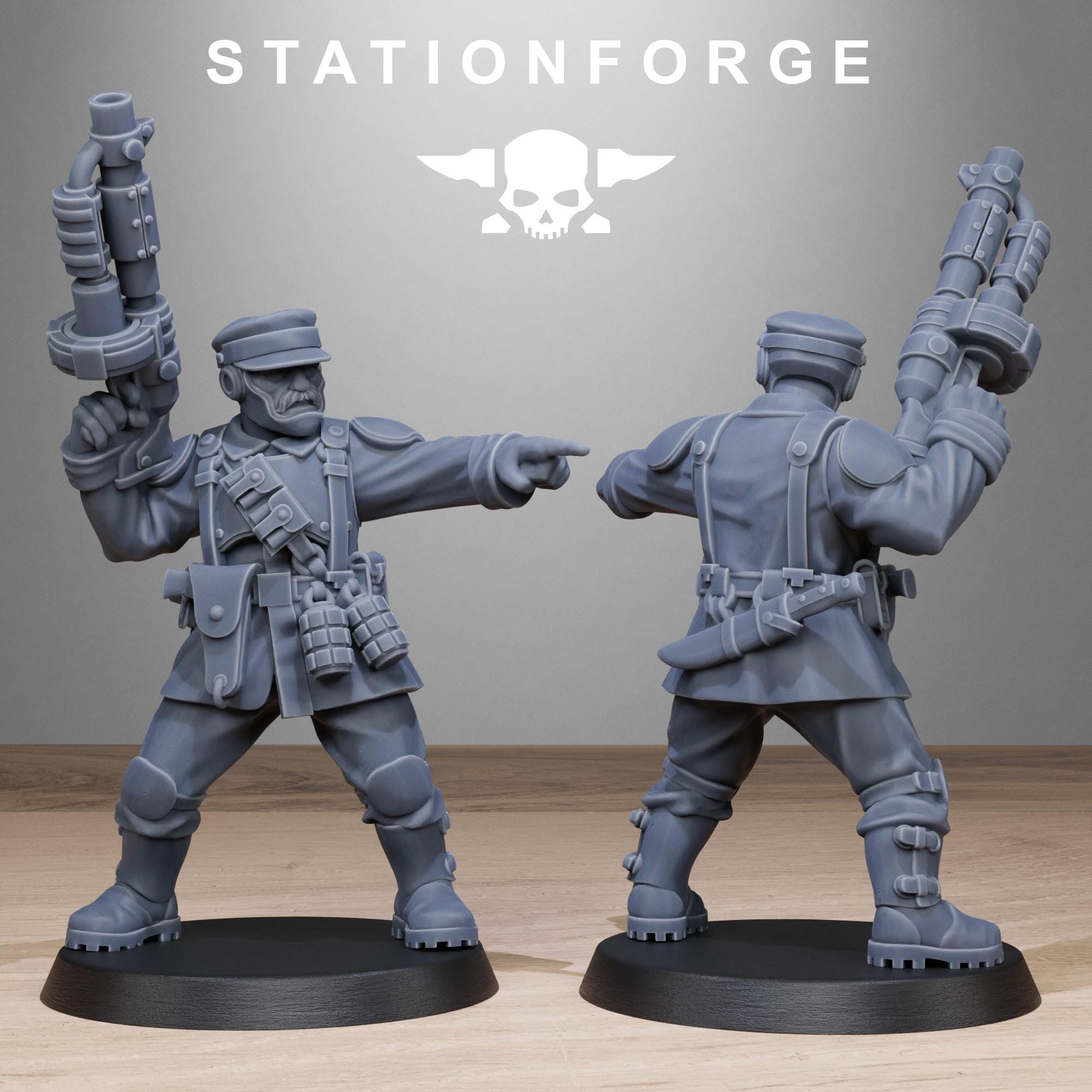 FreeGuard Infantry 10 models  - in 12k - by Station Forge