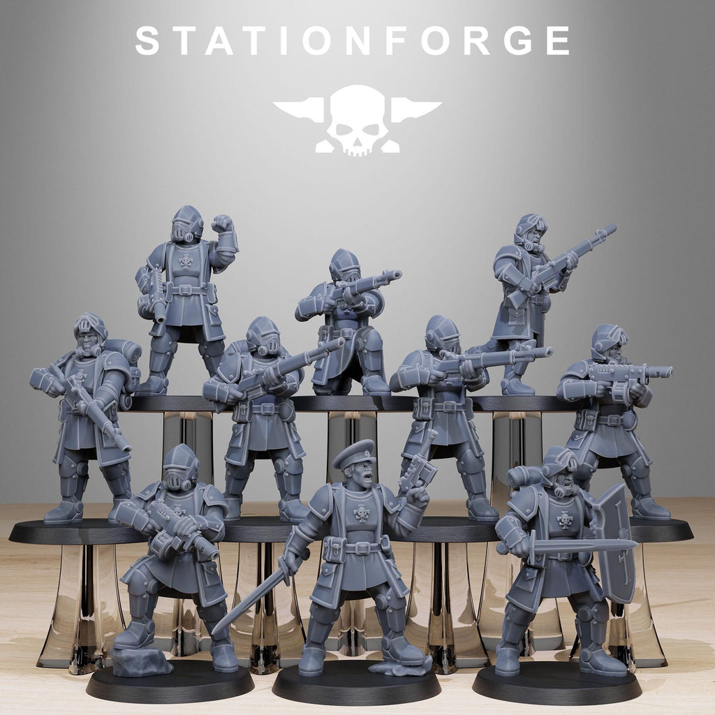 RoyalGuard Patrol 10 models  - in 12k - by Station Forge