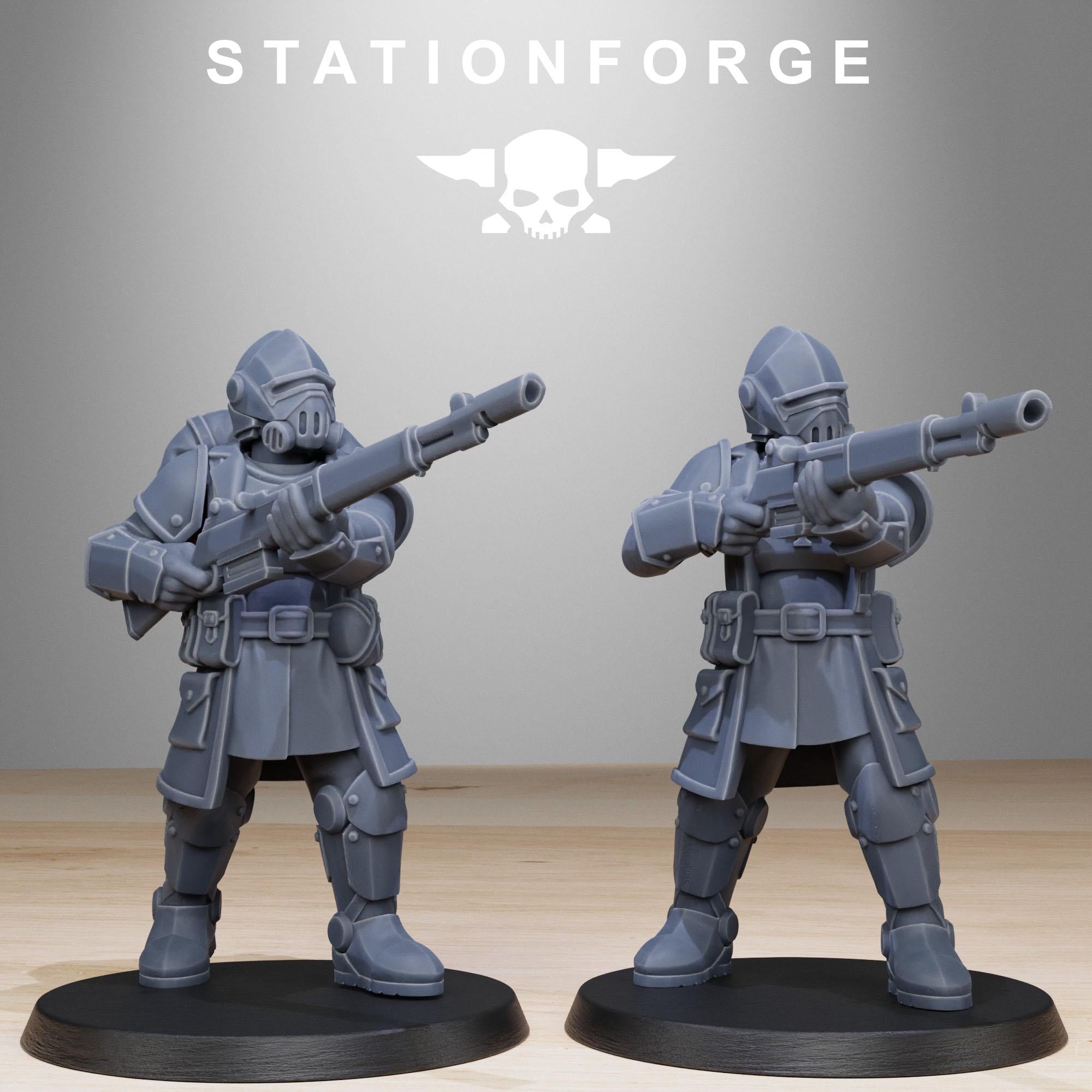RoyalGuard Patrol 10 models  - in 12k - by Station Forge
