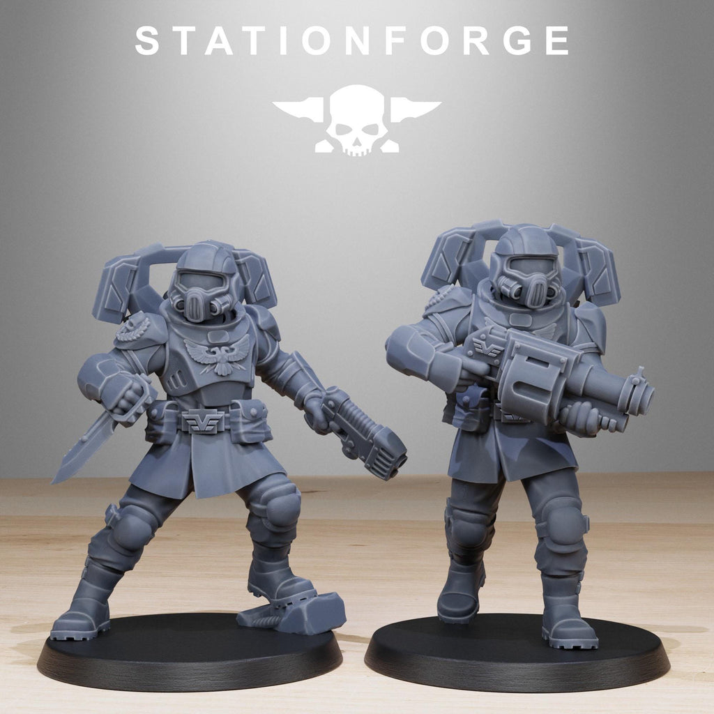 Vaskar Jump Squad  10 models  - in 12k - by Station Forge