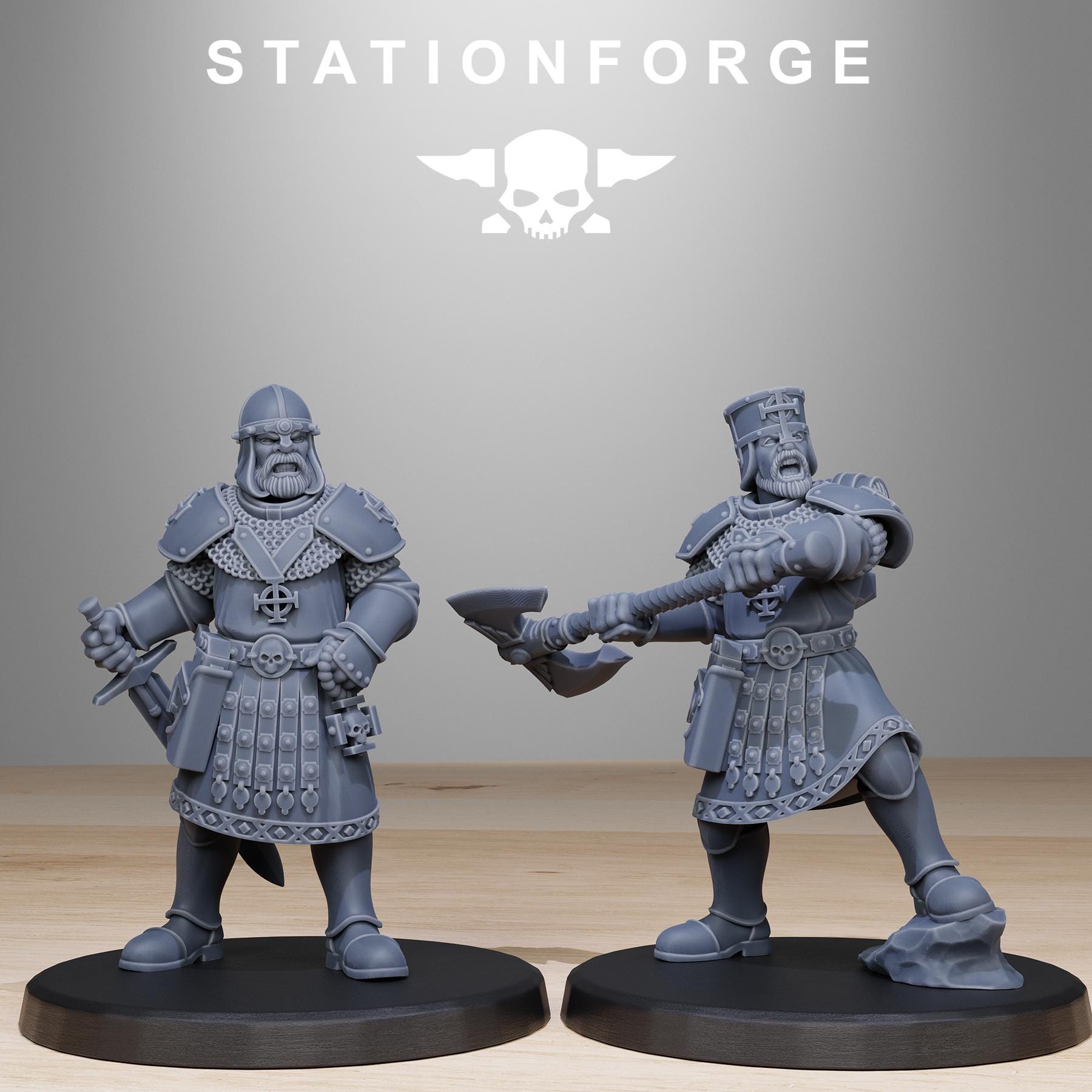 Vodalites Melee Infantry 10 Models - in 12k - by Station Forge