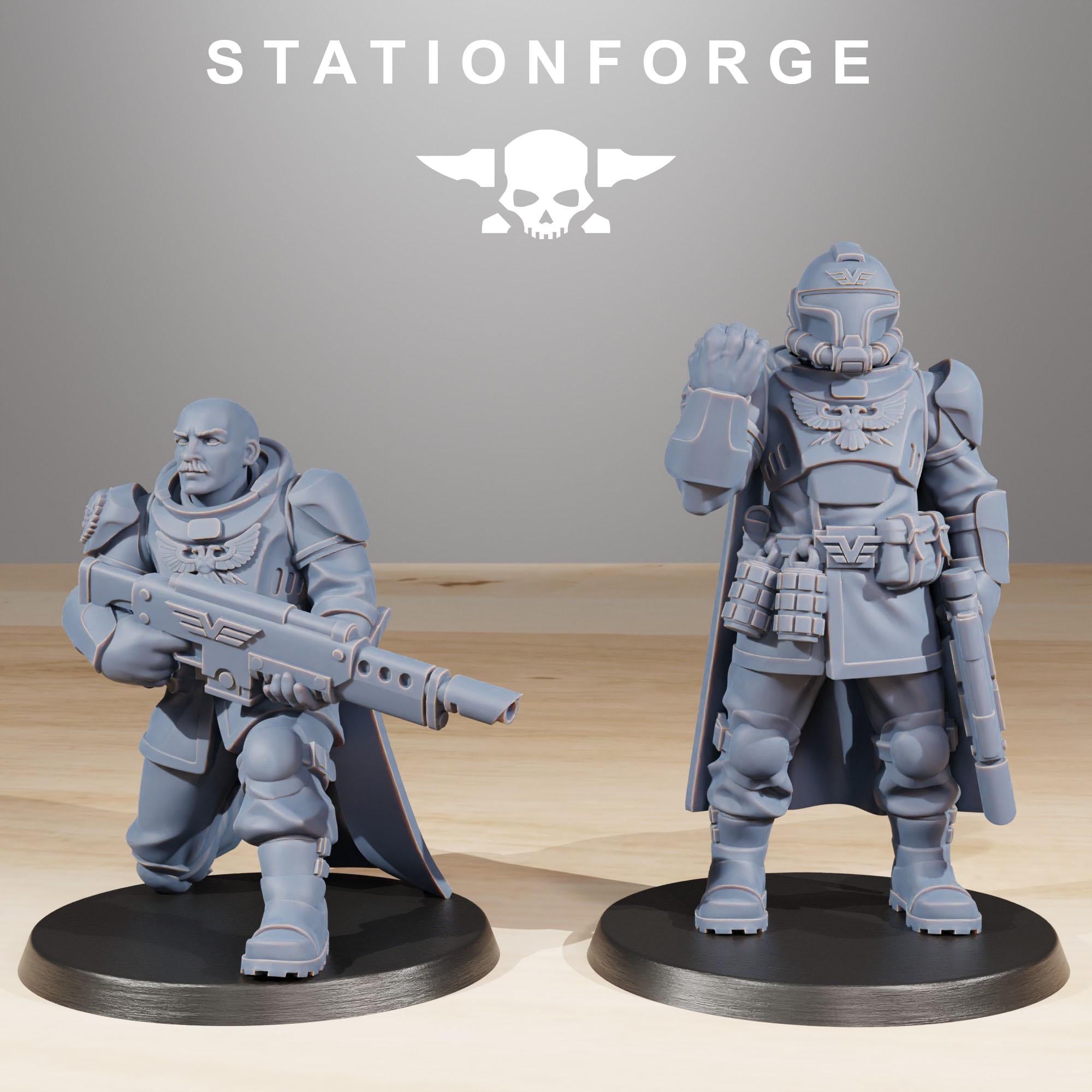 Vaskar Freedom Fighters  10 models  - in 12k - by Station Forge