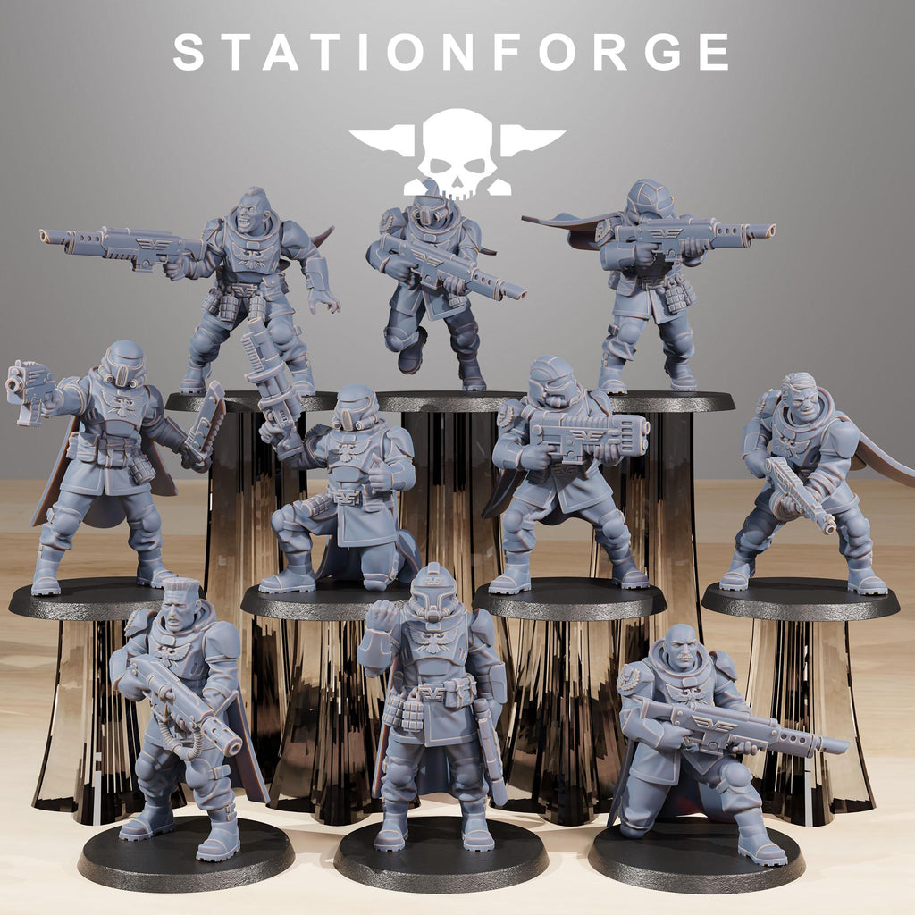 Vaskar Freedom Fighters  10 models  - in 12k - by Station Forge