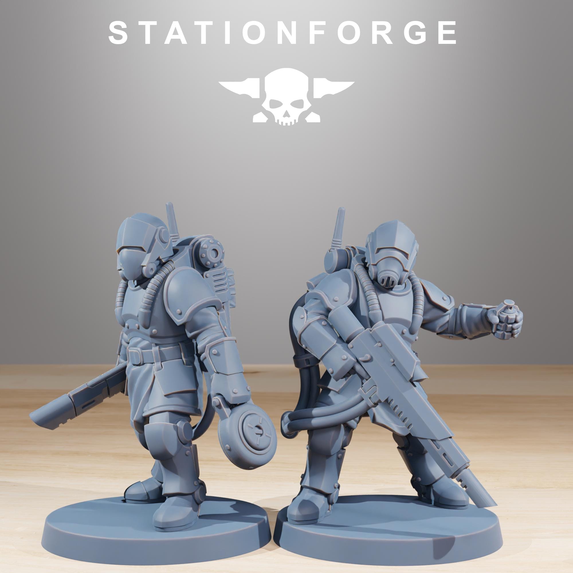 RoyalGuard Commandos 11 models  - in 12k - by Station Forge