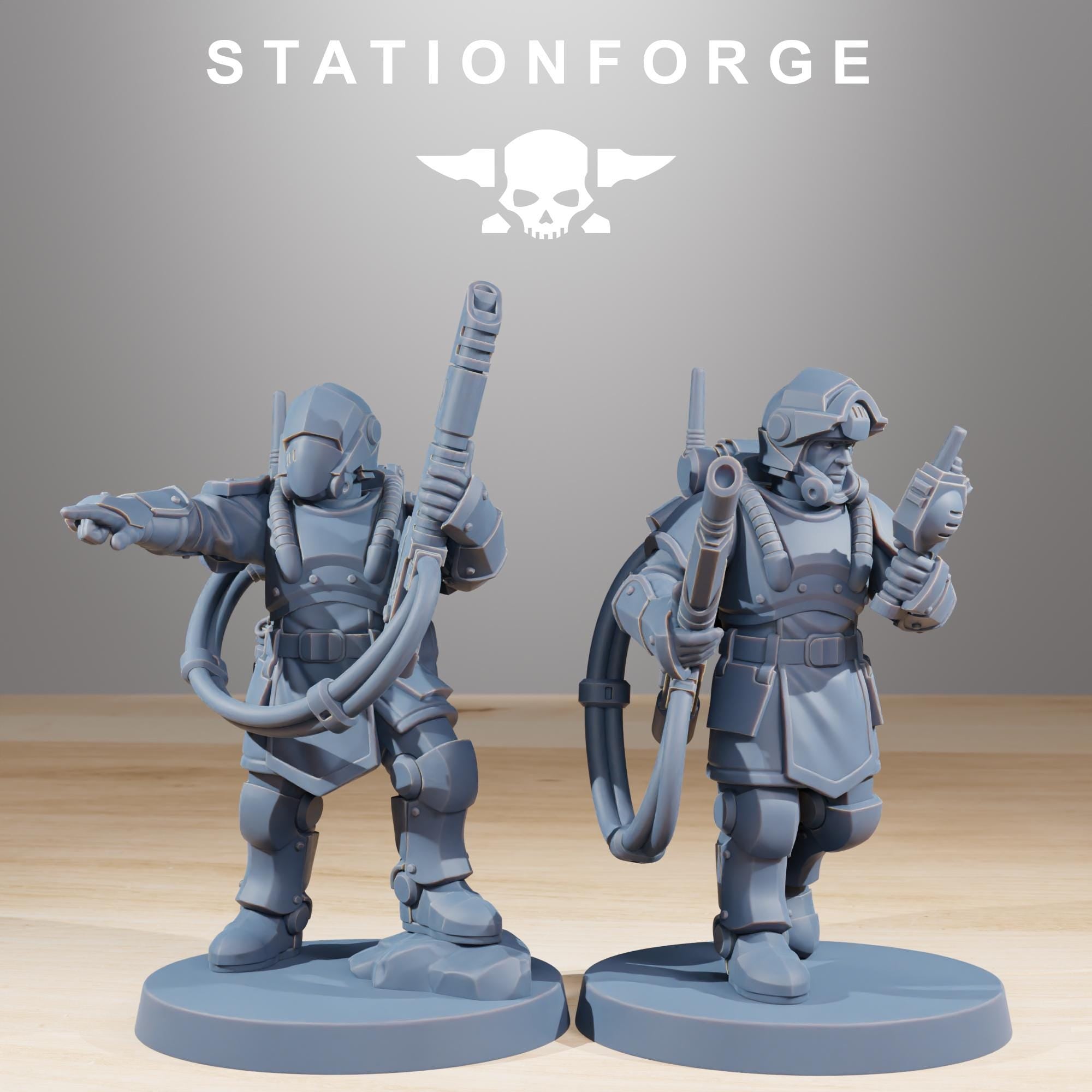 RoyalGuard Commandos 11 models  - in 12k - by Station Forge